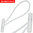 6mm PE Planenspanner weiß 18cm Schlinge mit Kipphülse, Spannfix, Spanngummi