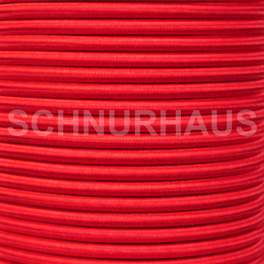 Plane red elastic cord 4mm PESG HQ Expanderseil 50m rot Gummileine Gummiseil f 