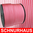 8mm Pa 1080daN Reepschnur pink - weiß - durchgehend, Meterware