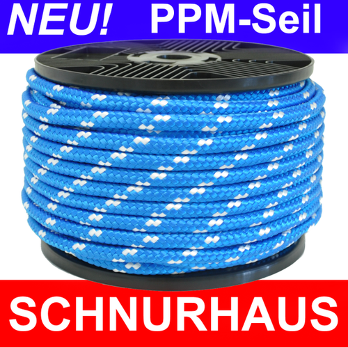 10mm SCHNURHAUS PP Seil 100m marineblau Seil Schnur Reepschnur Tauwerk rope cord 