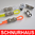 3mm - Flachklemme Schraubklemme Seilklemme doppelt Duplex, Edelstahl 1.4401, 1 Stück