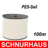 1,7mm PES Polyesterschnur 100m weiß weiss   Seil, Schnur, Jalousieschnur (white cord, rope)