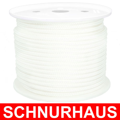 3mm PP 150daN PP-Schnur weiss weiss Seil Polypropylen ( white cord, rope )