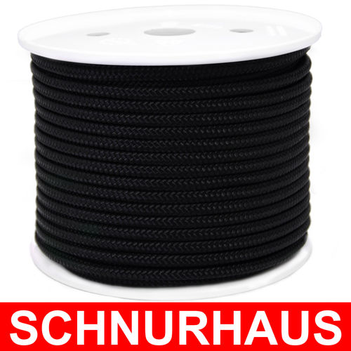 5mm PP 400daN Schnur schwarz Seil Polypropylen ( black cord, rope )