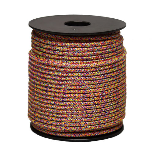 4mm PP 300daN PP-Schnur 50m multicolor Seil Polypropylen ( multicolor cord, rope )